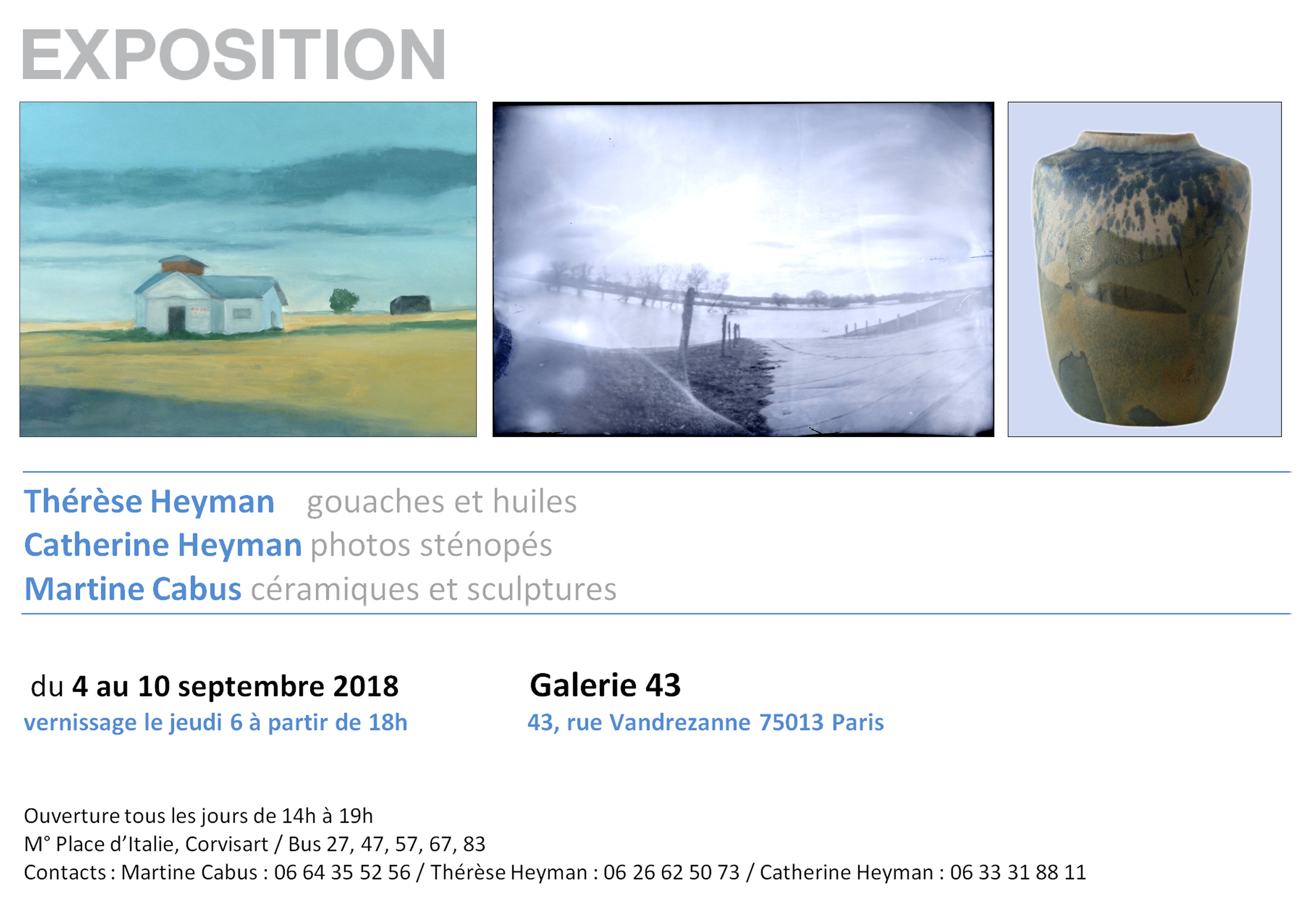 Exposition Catherine Heyman